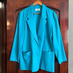 Vintage Alfred Dunner Teal Blazer